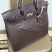 Hermès Birkin 40 HAC Rock Ebene Evergrain Palladium Hardware Hermès Birkin 40 HAC Rock Ebene Evergrain Palladium Hardware