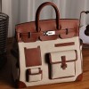 Hermes Limited Edition Gold Box & Toile Geoland Cargo HAC Birkin 40 PHW