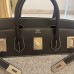 Hermes Black HAC Birkin 40cm Bag in Swift Leather with Wool PHW Hermes Black HAC Birkin 40cm Bag in Swift Leather with Wool PHW