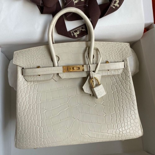 Replica Hermes Crocodile Birkin 25 Bag