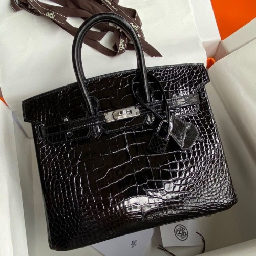 Replica Hermes Crocodile Birkin 25 Bag