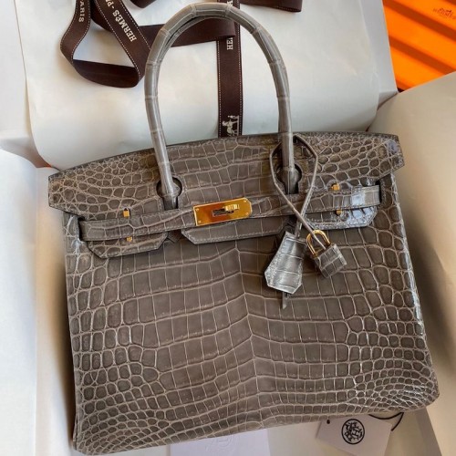 Replica Hermes Birkin 30 Crocodile Bag