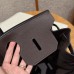 Replica Hermes Chocolat Leather HAC 40cm Shoulder Bag