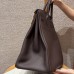 Chocolat Brown Replica Hermes HAC Birkin 40cm Tote
