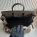 Replica Hermes Etoupe Leather HAC 40cm Shoulder Bag
