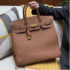 Replica Hermes Birkin 40cm HAC in Gold Brown