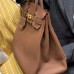 Gold Brown Replica Hermes HAC Birkin 40cm Tote