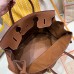 Replica of Hermes Birkin HAC 40cm in Deep Brown Gold
