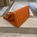Hermes Orange HAC Birkin 40cm Bag in Togo Leather PHW Hermes Orange HAC Birkin 40cm Bag in Togo Leather PHW