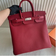 Replica Hermes Birkin 40cm HAC in Red togo leather