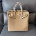Hermes Trench HAC Birkin 40cm Bag in Togo Leather PHW