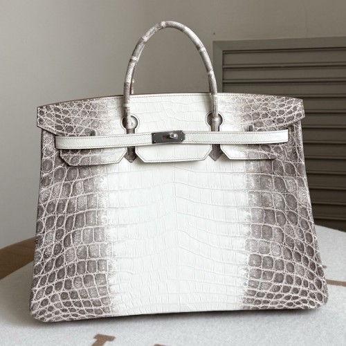 Replica Hermes Himalayan Birkin 40 Ombre Gradient Crocodile Tote Bag Replica Hermes Himalayan Birkin 40 Niloticus Crocodile Leather Handbag