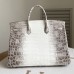 Hermes Himalayan Birkin 40 Niloticus Crocodile Leather Hermes Himalayan Birkin 40 Niloticus Crocodile Leather