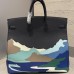 Hermes Black Birkin HAC 50 Endless Road Limited Edition Palladium Hardware Hermes Black Birkin HAC 50 Endless Road Limited Edition Palladium Hardware