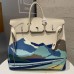Hermes Craie Birkin HAC 50 Endless Road Limited Edition Palladium Hardware