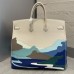 Hermes Craie Birkin HAC 50 Endless Road Limited Edition Palladium Hardware