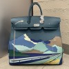 Hermes Vert Cypress Birkin HAC 50 Endless Road Limited Edition Palladium Hardware