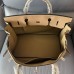 Hermes Birkin HAC 50CM Clemence Leather Trench PHW Hermes Birkin HAC 50CM Clemence Leather Trench PHW