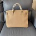 Hermes Birkin HAC 50CM Clemence Leather Trench PHW Hermes Birkin HAC 50CM Clemence Leather Trench PHW