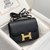Hermes Constance 18 Bag in Black Epsom Leahter GHW