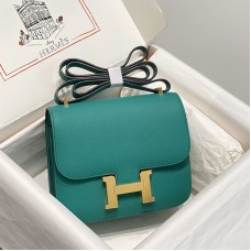 Hermes Constance 18 Vert Verone Epsom Leather GHW In Gift Box Replica Hermes Constance 18 Bag Vert Verone Epsom Leather Gold Hardware