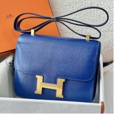 Replica Hermès Constance 24cm Bag Bleu Saphir Gradient Speckled Lizard Skin Gold H Hardware Crossbody Replica Hermès Constance 24cm Bag Bleu Saphir Gradient Speckled Lizard Skin Gold H Hardware Crossbody