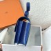 Hermes Constance 24 Handmade Bag In Bleu Saphir Lizard Skin Hermes Constance 24 Handmade Bag In Bleu Saphir Lizard Skin