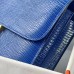 Hermes Constance 24 Handmade Bag In Bleu Saphir Lizard Skin Hermes Constance 24 Handmade Bag In Bleu Saphir Lizard Skin