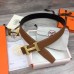 Hermes H belt buckle & Reversible leather strap 38 mm Gold Hermes H belt buckle & Reversible leather strap 38 mm Gold