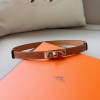 Hermes Kelly Garden Party 18 Belt Epsom Leather Orange