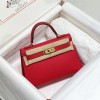 Hermes Kelly Mini II Bag 19cm In Red Epsom Leather