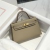 Hermes Kelly Mini II Bag 19cm In Trench Epsom Leather