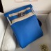 Hermes Hac a Dos PM Backpack in Bleu Hydra