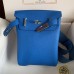 Hermes Hac a Dos PM Backpack in Bleu Hydra
