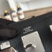 Hermes Hac a Dos PM Backpack in Bleu Nuit H canvas and Black Togo calfskin Hermes Hac a Dos PM Backpack in Bleu Nuit H canvas and Black Togo calfskin