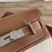 Hermes Hac a Dos PM Backpack in H canvas and Gold Togo calfskin Hermes Hac a Dos PM Backpack in H canvas and Gold Togo calfskin