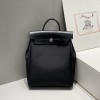 Hermes Herbag a dos Zip retourne backpack in Black