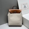 Hermes Herbag a dos Zip retourne backpack in Gold