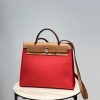 Hermes Herbag Zip 31 Bag in Brique / Gold