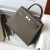 Hermes Kelly 25cm Bag in Epsom Leather Etoupe