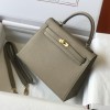 Hermes Kelly 25cm Bag in Epsom Leather Grey