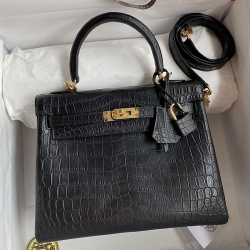 Replica Hermès Crocodile Kelly Bag