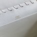 Hermes Picnic Kelly 28cm Bag in Wicker with White Barenia Leather