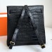 Hermes Kelly Ado Backpack In Black Matte Alligator Crocodile Leather GHW Hermes Kelly Ado Backpack In Black Matte Alligator Crocodile Leather GHW