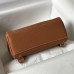 Gold-Tone Lock Closure on Hermes Kelly Backpack