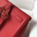 Gold-Tone Lock Closure on Hermes Kelly Backpack