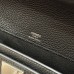 Detachable strap on replica Hermes Depeches pouch