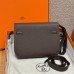 Silver-tone hardware on replica Hermes Depeches 25