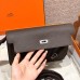 Detachable strap on replica Hermes Depeches pouch