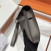 Hermes Kelly Depeches 25 Pouch in Etain Epsom